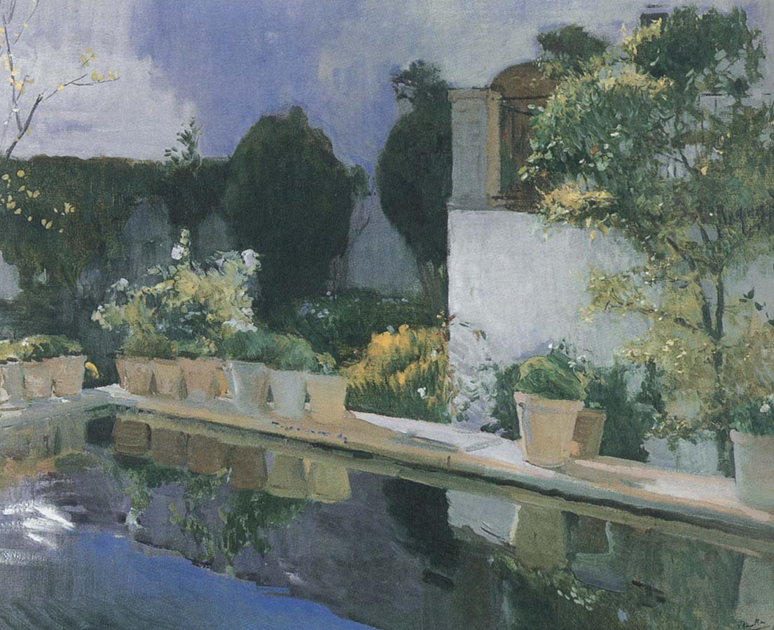 Joaquin Sorolla Palace of pond